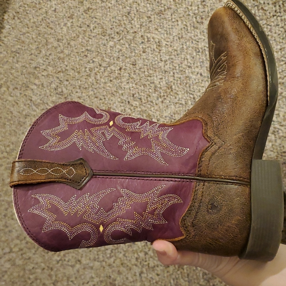 Ariat purple detail boots - Picture 5 of 5
